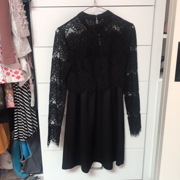 BCBG Generation Black Lace Dress - Picture 6 of 7